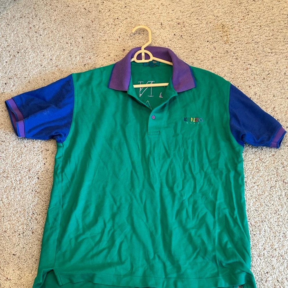 Kenzo golf collard shirt